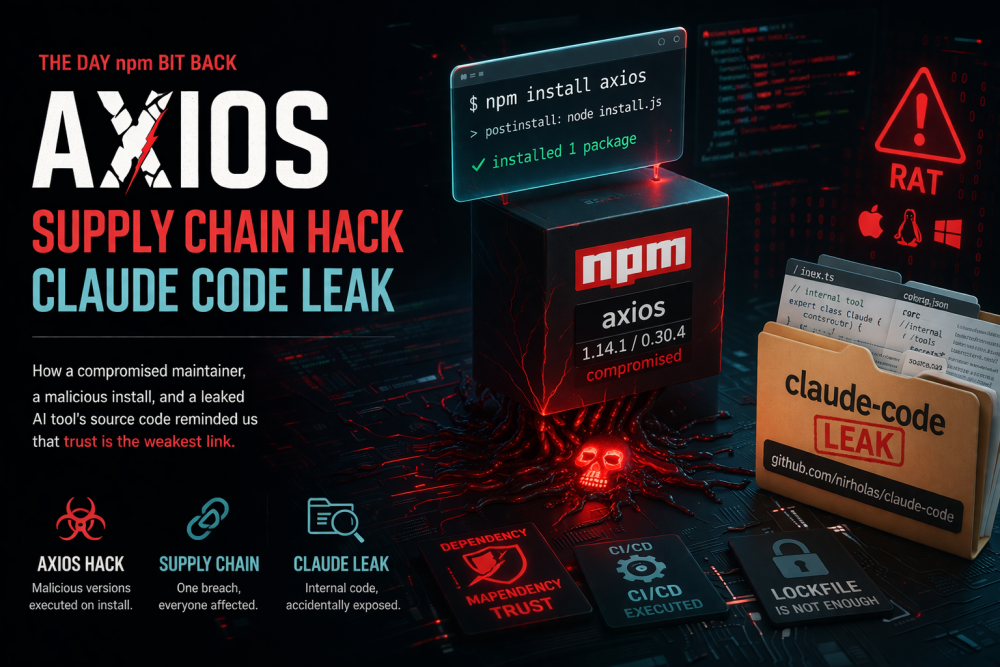 Axios, Supply Chains, and a Claude Leak